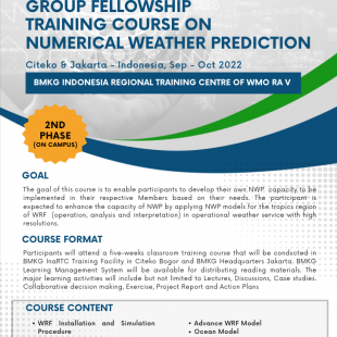 International Training on Numerical Weather Prediction (NWP) – WMO 2022 (2nd Phase)