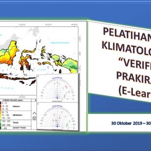 Pelatihan Teknis  Klimatologi “Verifikasi Prakiraan” Tahun 2019 (Online)