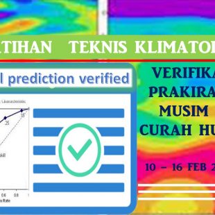 Pelatihan Verifikasi Prakiraan Musim dan Curah Hujan Tahun 2020