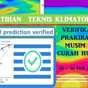 Pelatihan Verifikasi Prakiraan Musim dan Curah Hujan Tahun 2020